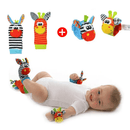 Par de Meias e Pulseiras Sensorial Baby - Kit c/ 2 pares