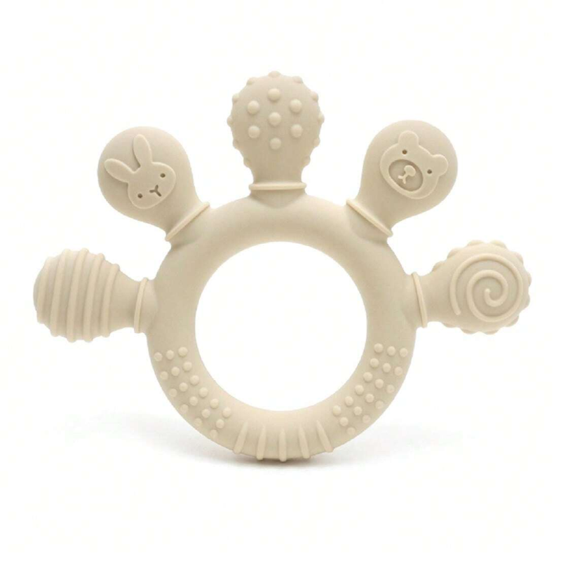 Brinquedo Mordedor de Silicone Sensorial - Multicores