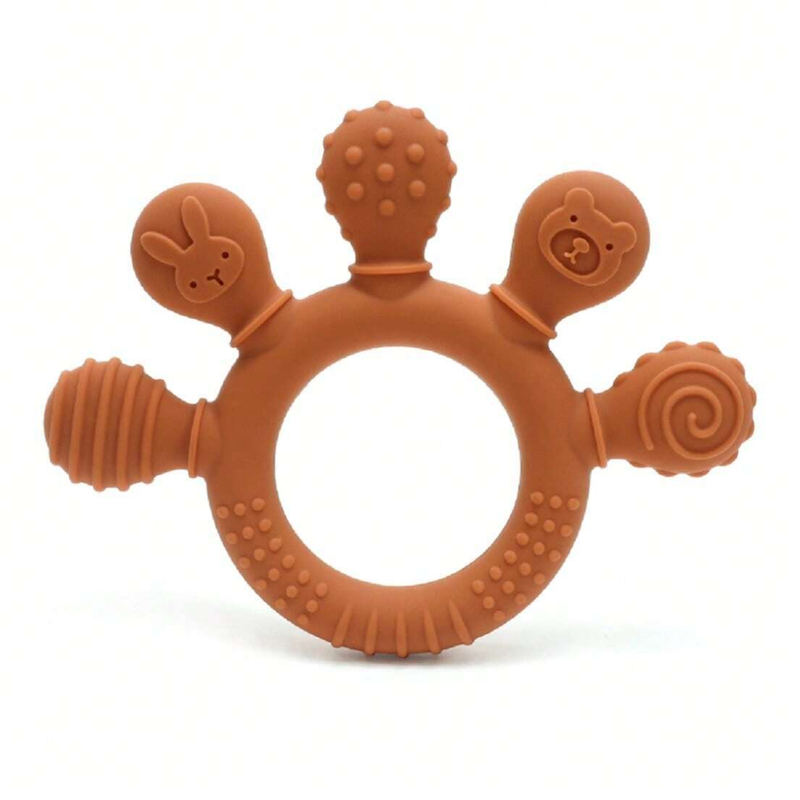 Brinquedo Mordedor de Silicone Sensorial - Multicores