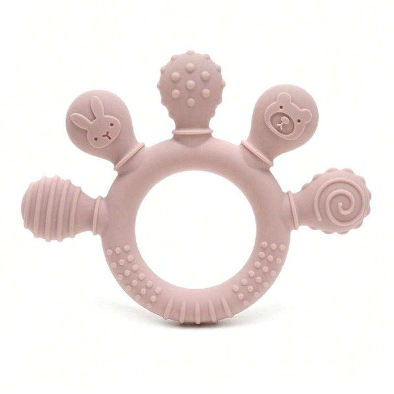 Brinquedo Mordedor de Silicone Sensorial - Multicores