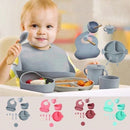 Kit Introdução Alimentar de Silicone para Bebê  - 8 peças