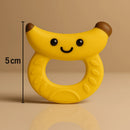 Kit 3 Mordedor Frutinhas para Bebês - 100% Natural