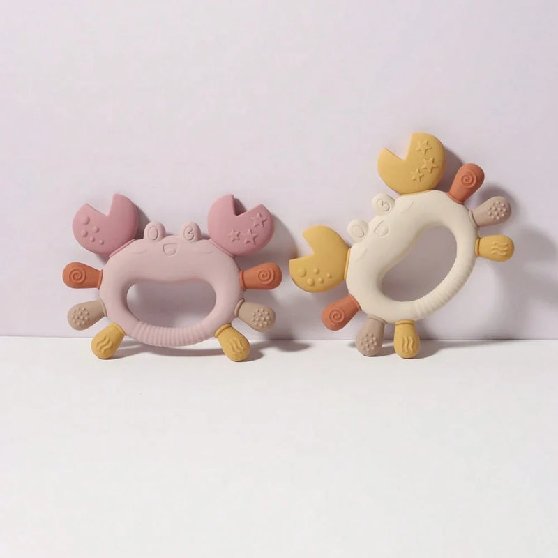 Mordedor de Silicone-Caranguejo Fofo