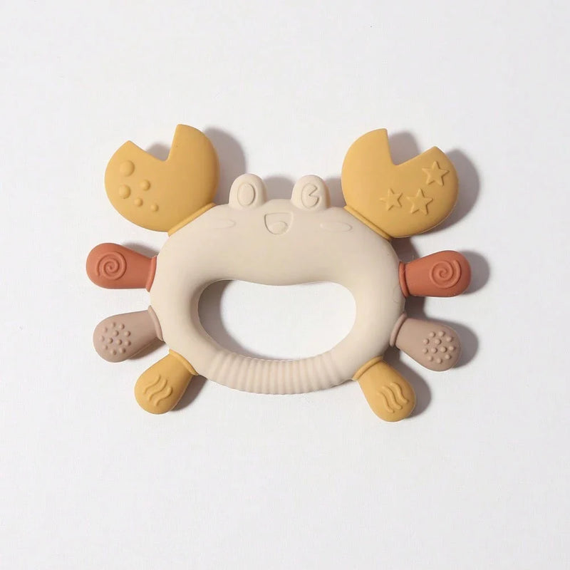 Mordedor de Silicone-Caranguejo Fofo