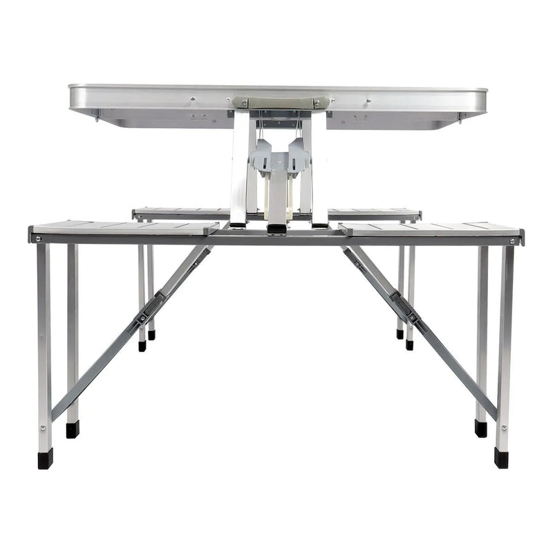 Camping PRO- Mesa de Camping com 4 Banquetas vira Maleta
