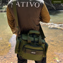 Mochila Goture Fishing Profissional - Material reforçado - Compartimentos variados