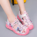 Sandália Infantil Feminino Frozen com LED