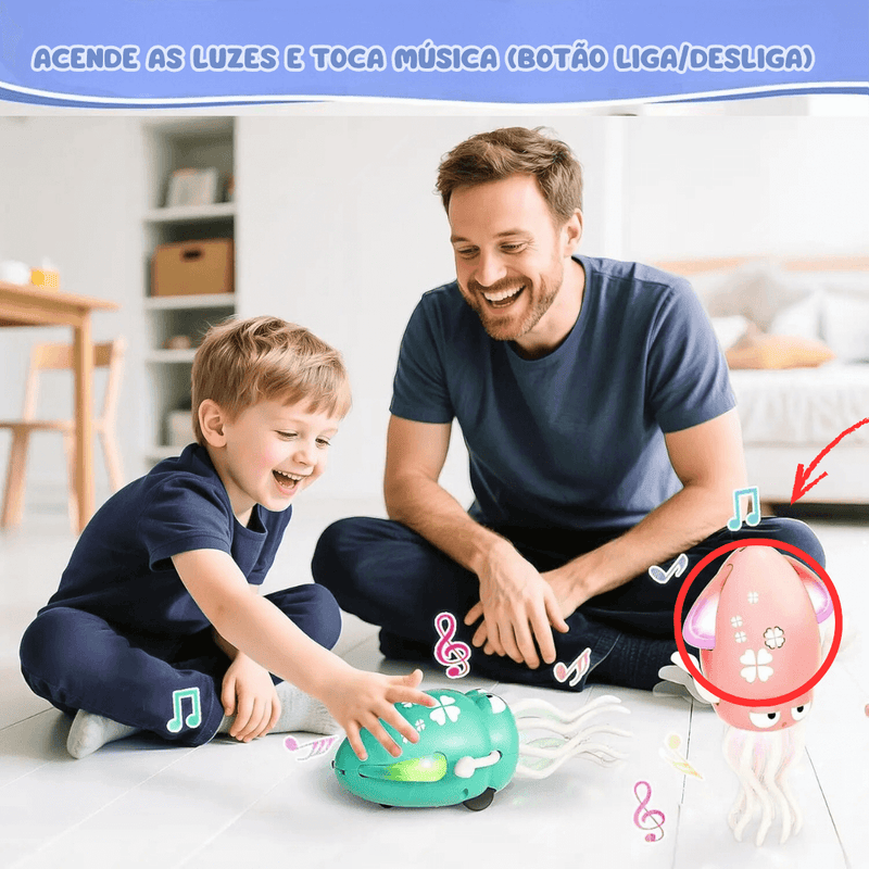 OctoFun™-Polvo Divertido,dança e rasteja