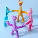 Giraesticas - Kit com 4 Girafas coloridas com Ventosas