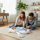 Berço Inteligente Calmante com Mãos de Toque Suave