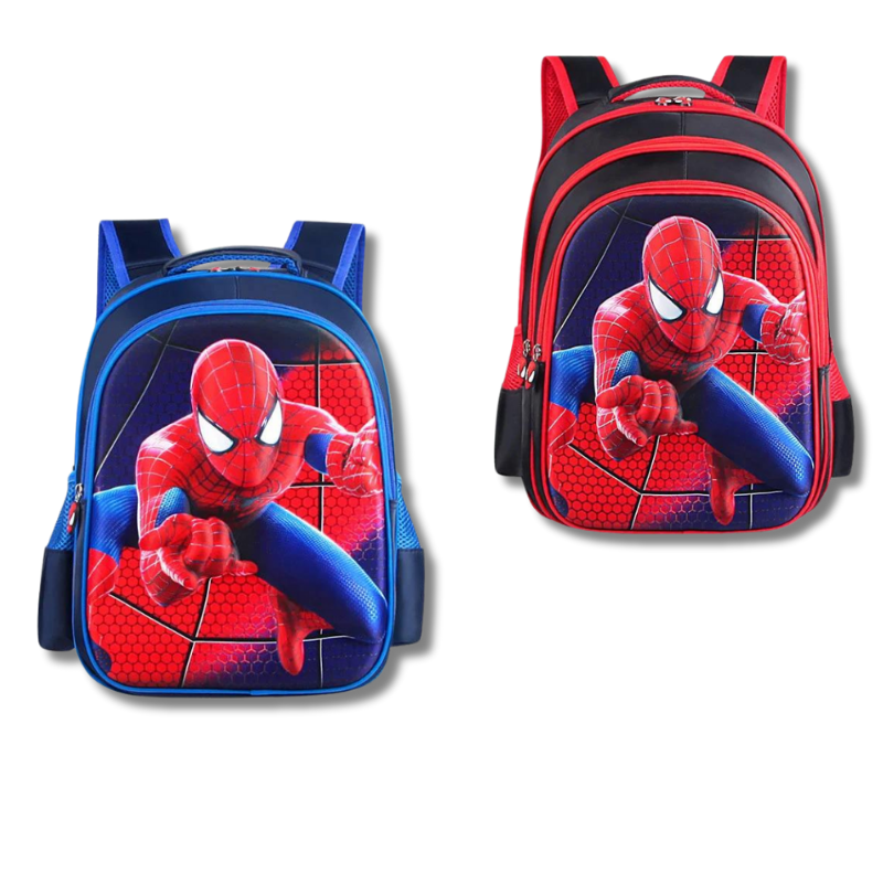 Mochila Escolar Homem Aranha 3D