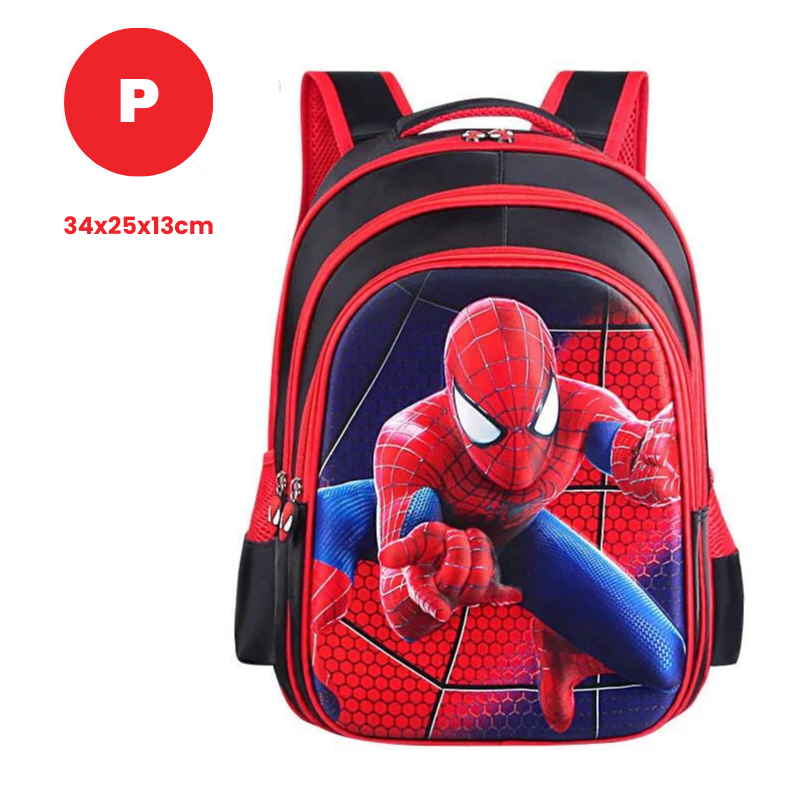 Mochila Escolar Homem Aranha 3D