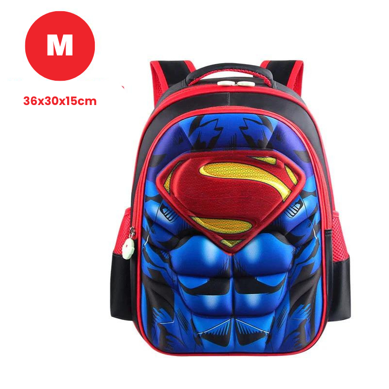 Mochila Escolar Infantil Superman 3D