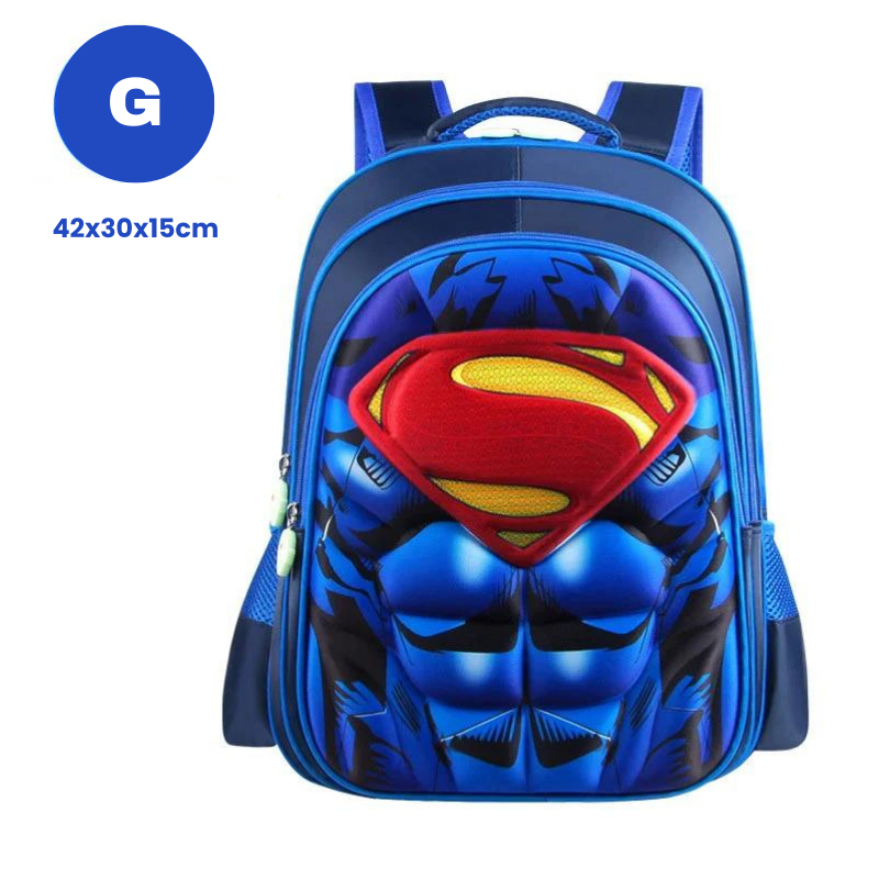 Mochila Escolar Infantil Superman 3D