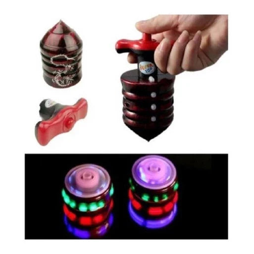 Pião Mágico Musical - Luz, Som e Diversão em um só brinquedo!