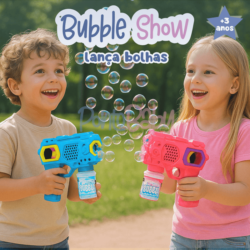 Bubble Show™ – O Espetáculo de Bolhas e Luzes Que Encanta Toda a Família!