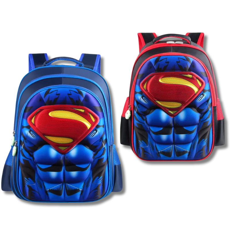 Mochila Escolar Infantil Superman 3D