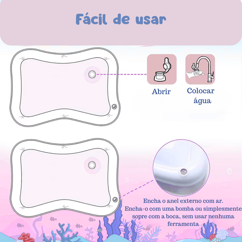 Tapete Aquático Baby - Inflável (66x50cm)