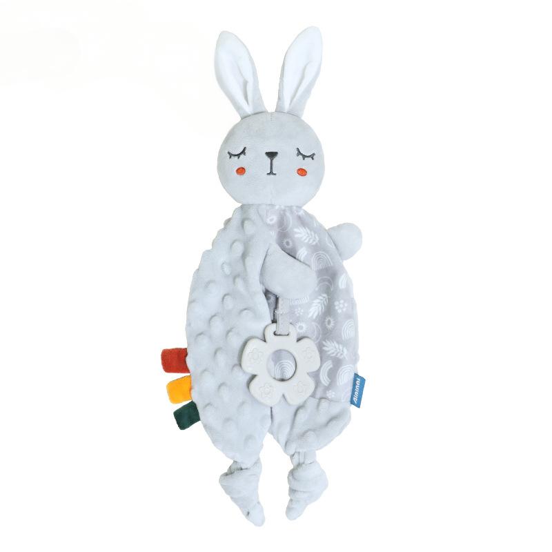 Paninho de Apego Calmante para Bebê – Manta de Conforto com Mordedor Suave (0–3 anos)