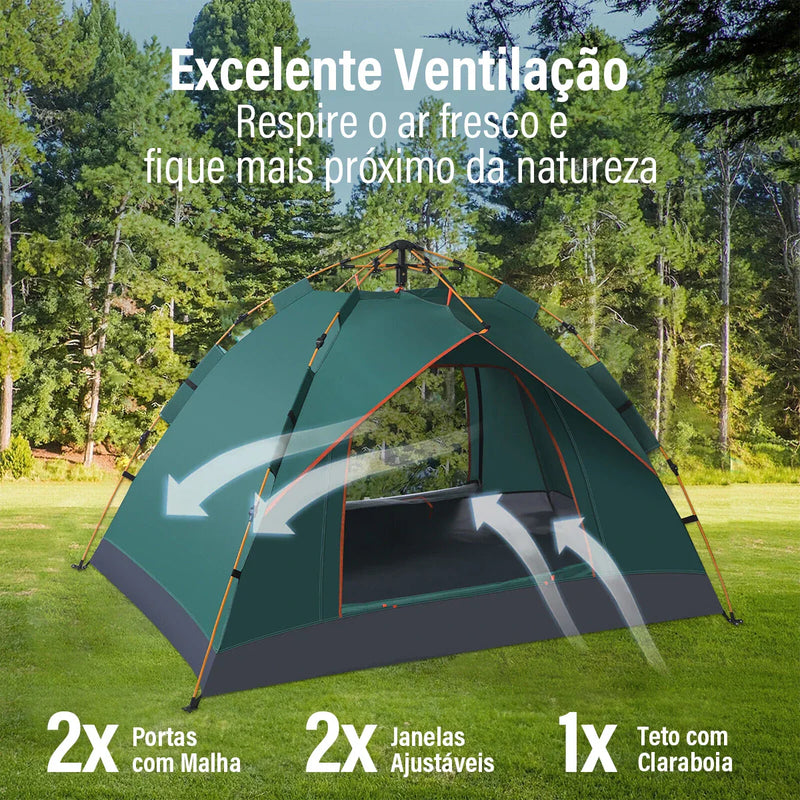 Barraca New Havay Pop-up Nativo – Para 3 a 4 Pessoas com Montagem Automática