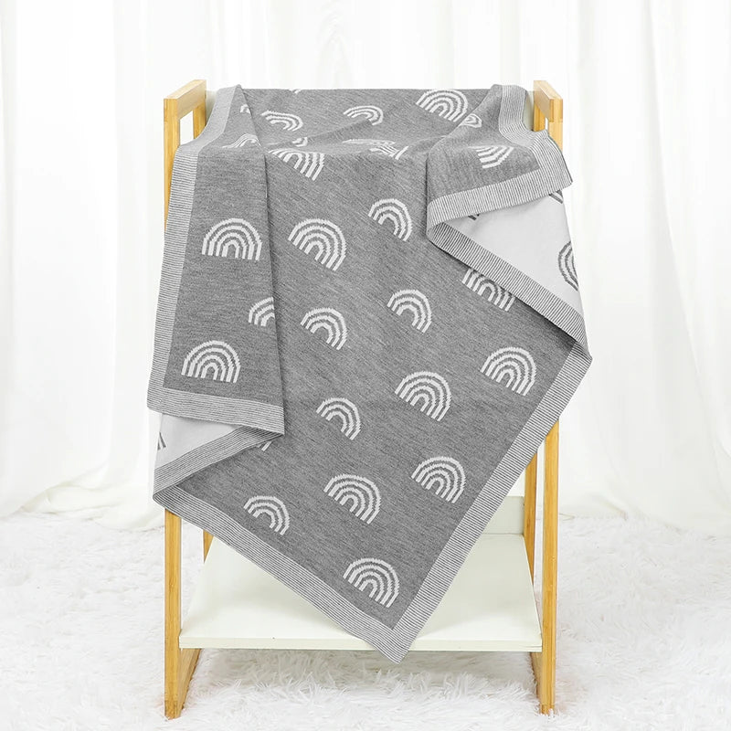 Manta para recém Nascido  Arco Irís