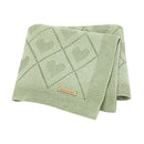 Manta Baby Love recém-nascido- Fio 100% algodão 70X90cm