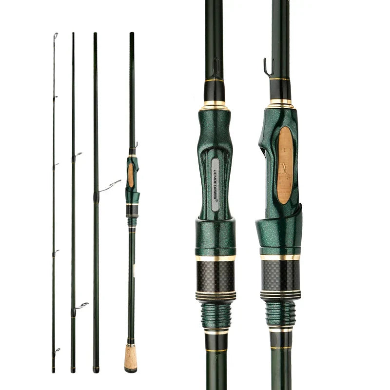 Vara de Pesca Super MACAN –  Carbono 24T - Passadores K Anti Wrap