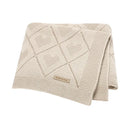 Manta Baby Love recém-nascido- Fio 100% algodão 70X90cm