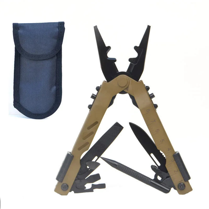 Alicate Multifuncional Dobrável EDC em Aço Inox - Compacto e Resistente