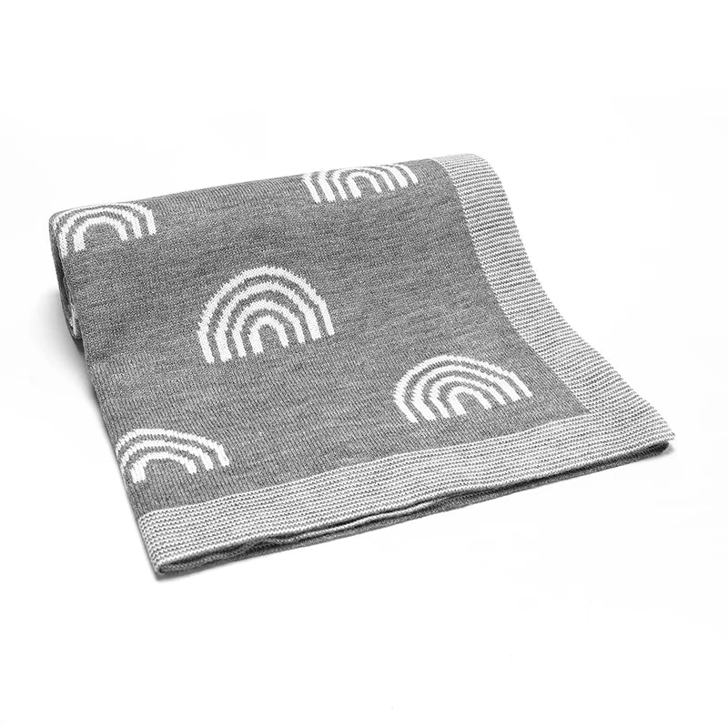 Manta para recém Nascido  Arco Irís