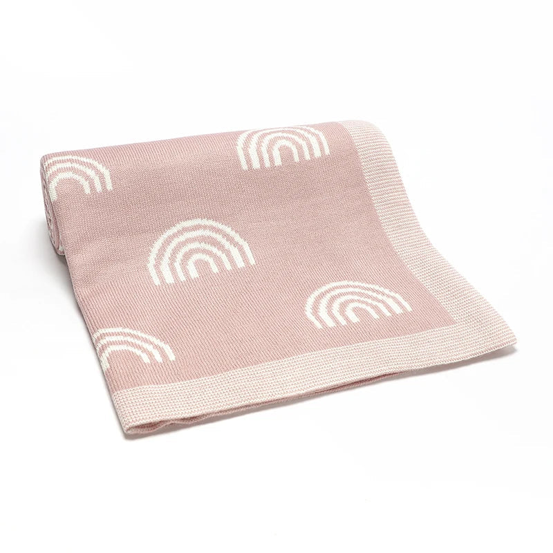 Manta para recém Nascido  Arco Irís