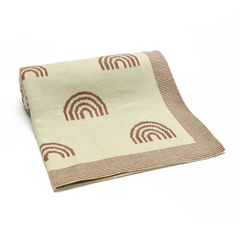 Manta para recém Nascido  Arco Irís