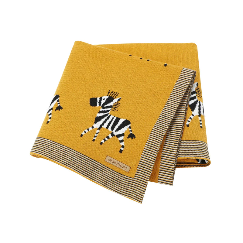 Manta para Recém Nascido Zebrinha -100% Algodão