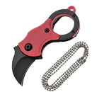 Mini Canivete de Bolso – Aço Inoxidável Portátil com Corrente