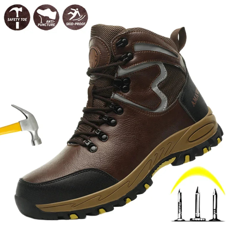 Bota Tática DRAKEN – Bico de Aço, Segurança e Resistência