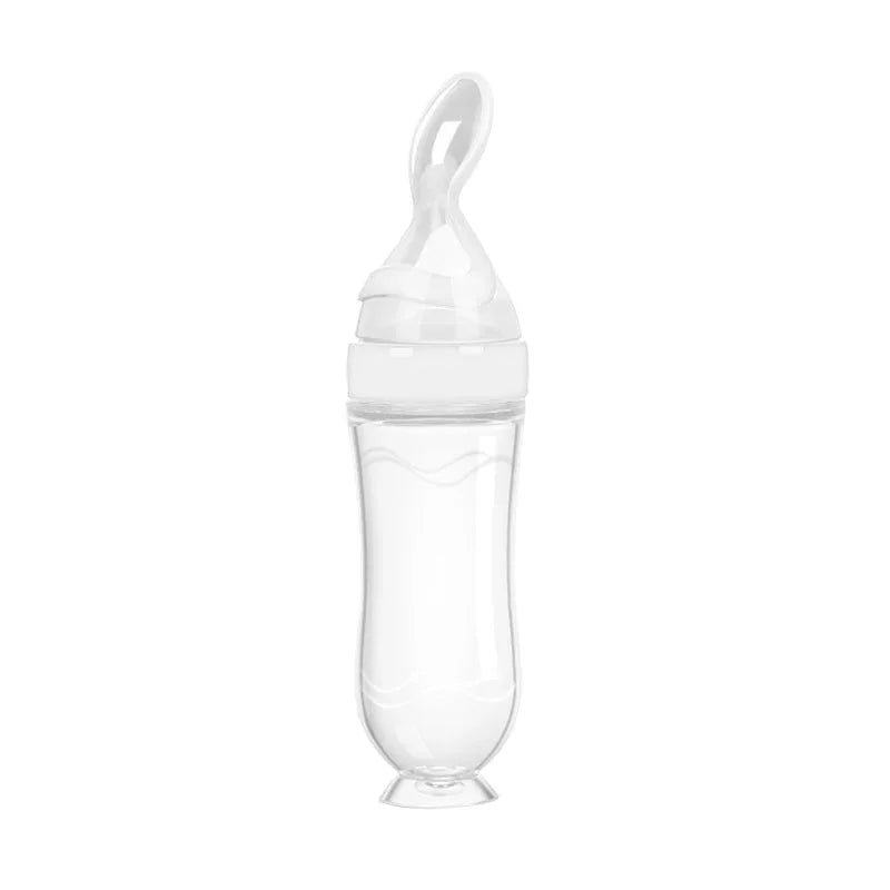 Colher de silicone dosadora papinha de bebê