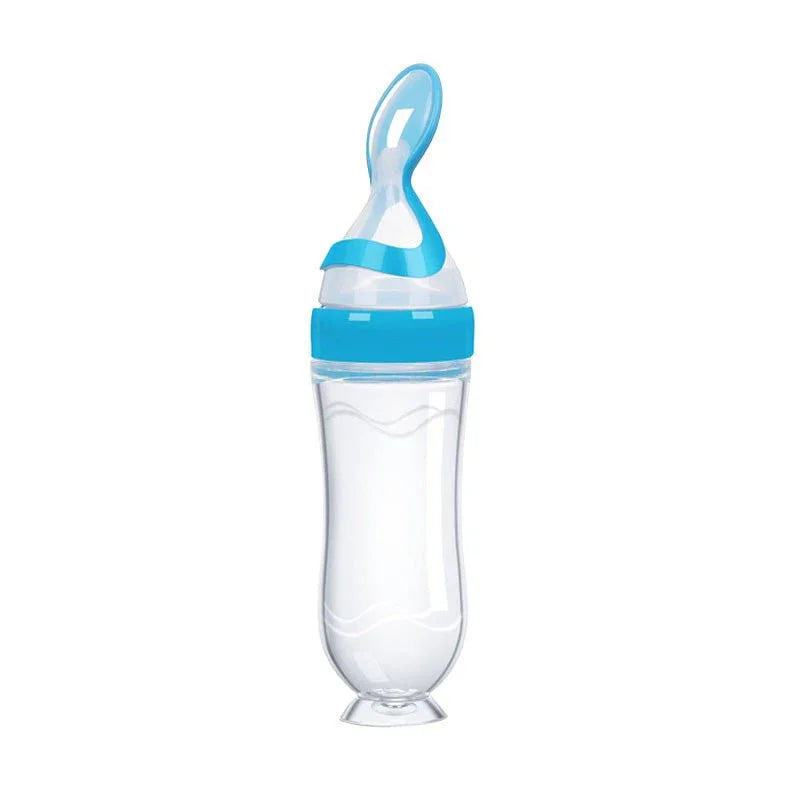 Colher de silicone dosadora papinha de bebê