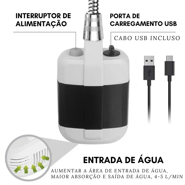 Chuveiro Portátil - PocketShower