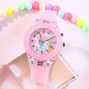 Relógio Rosa College™ + Pulseiras para meninas com Luzes