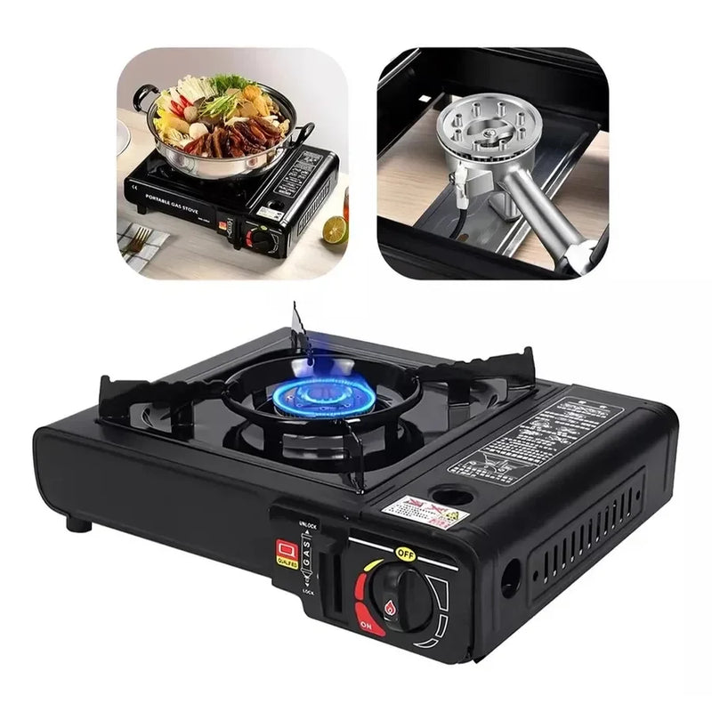 Fogão Portátil a Gás Titanium | Leve, Compacto e Ideal para Camping