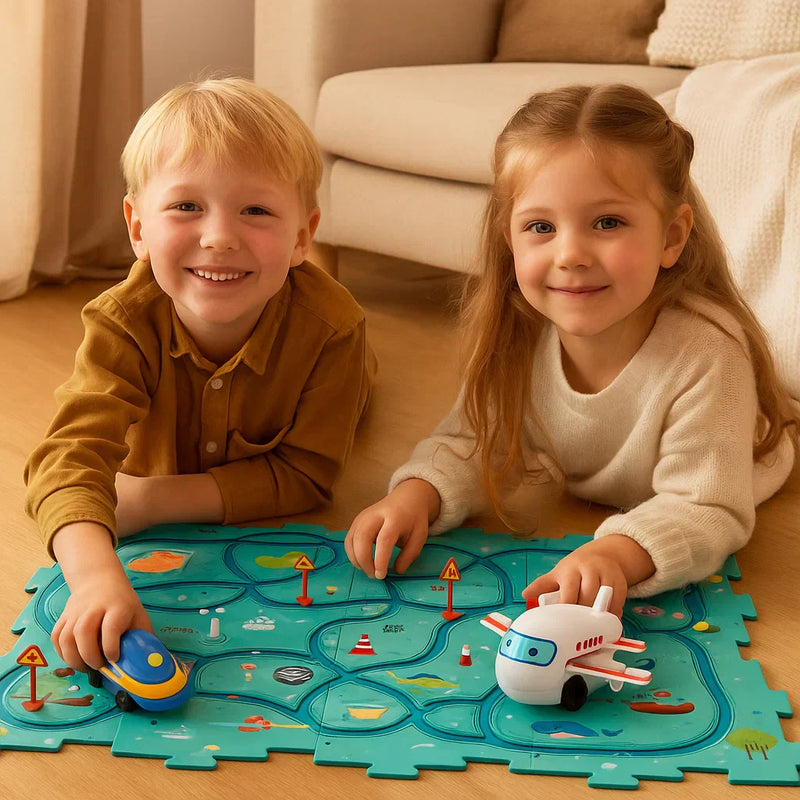 Pista Criativa™ – Corrida com Blocos