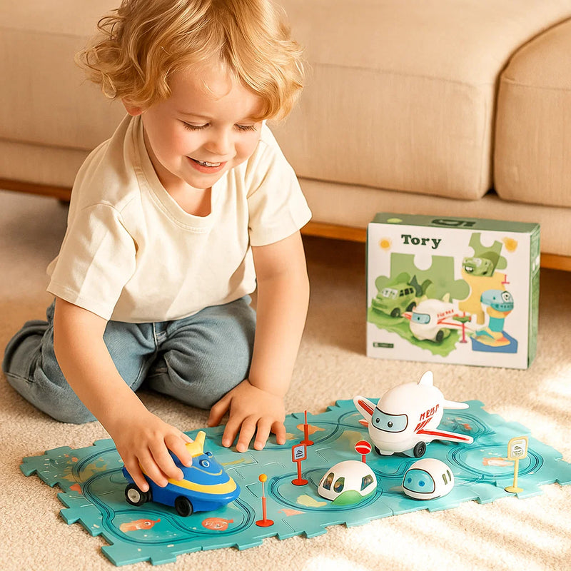 Pista Criativa™ – Corrida com Blocos