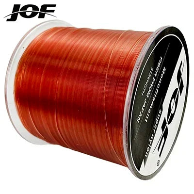 Linha JOF Monofilamento 500M | Nylon Invisível, Super Resistente