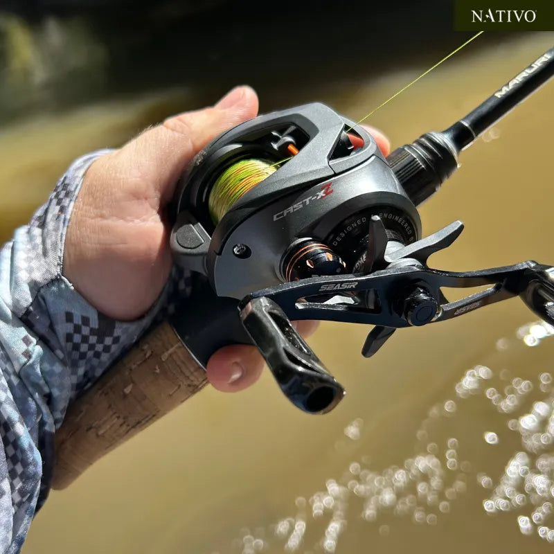 Carretilha SEASIR Cast-X2 - Freio Magnético - Ajuste Ponto a Ponto